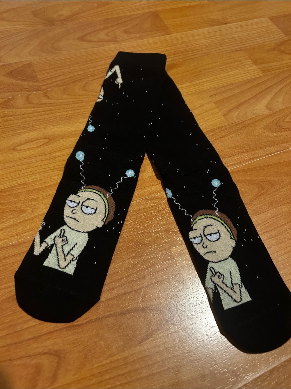 Rick and Morty Cotton Crew Socks - NEW Casual Everyday Wear